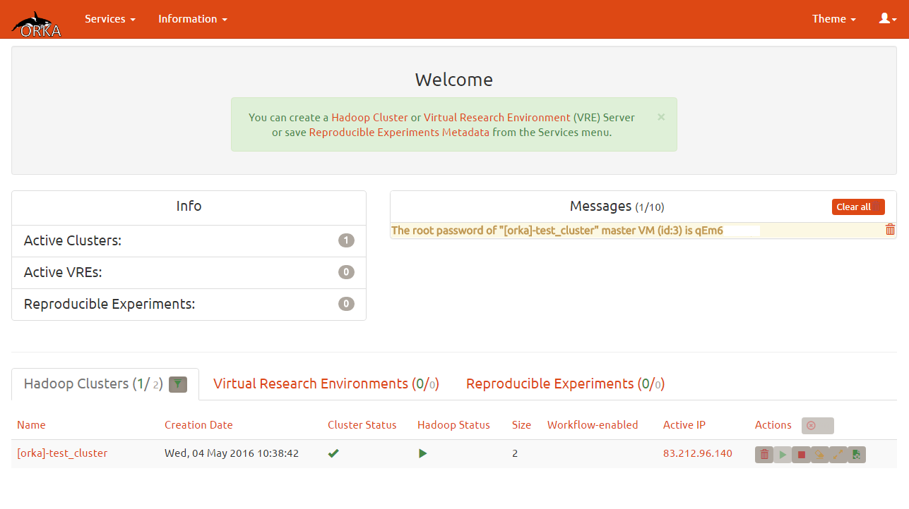 userguide orka_cluster_create_finish