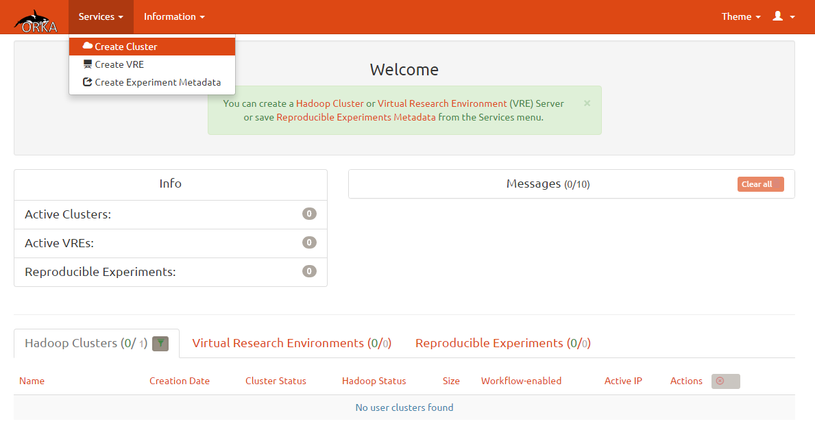 userguide orka_create_cluster